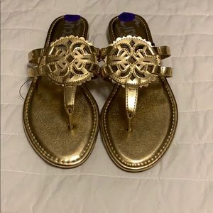 Gold sandals